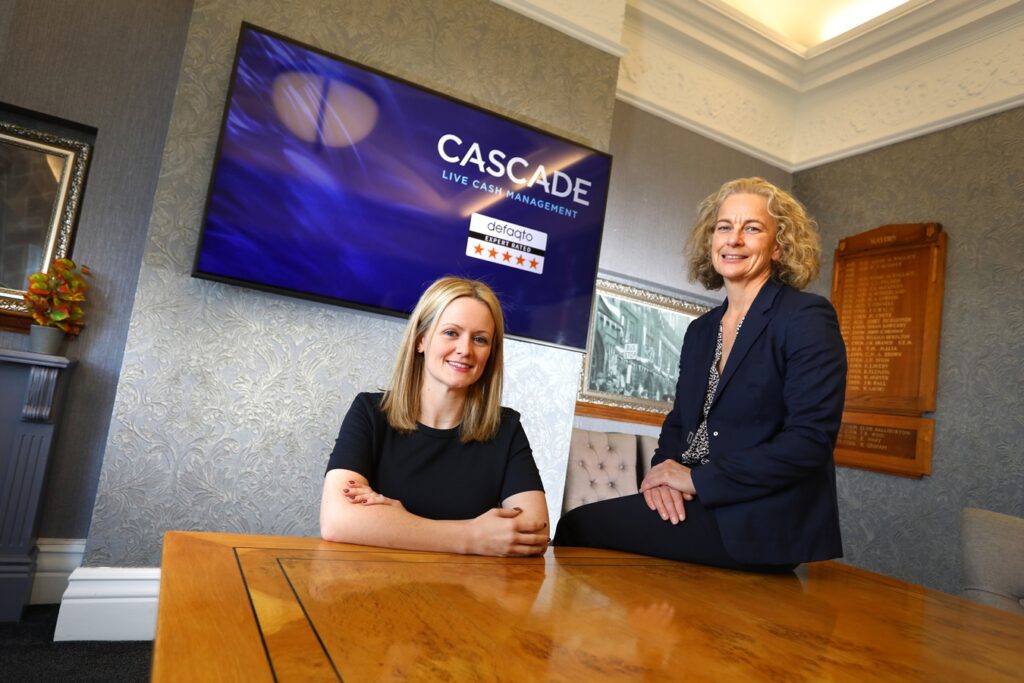 Dr Emma Black of Cascade Cash Management with Jane Siddle of NEL Fund Managers