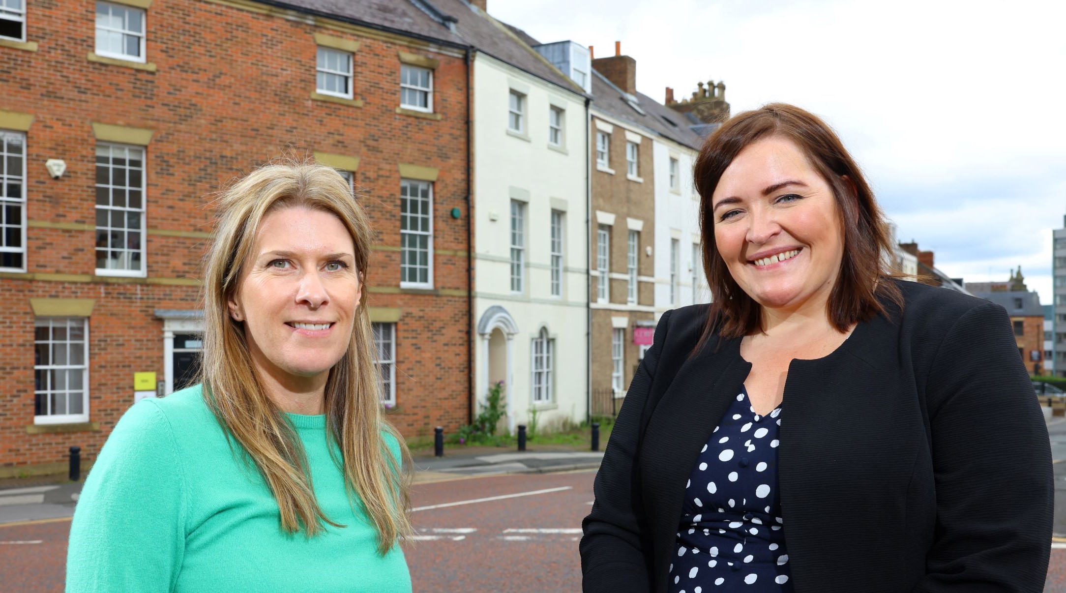 Joanna Feeley, founder and CEO of TrendBible, with Julie Cuthbertson, corporate finance manager at RMT Accountants and Business Advisors