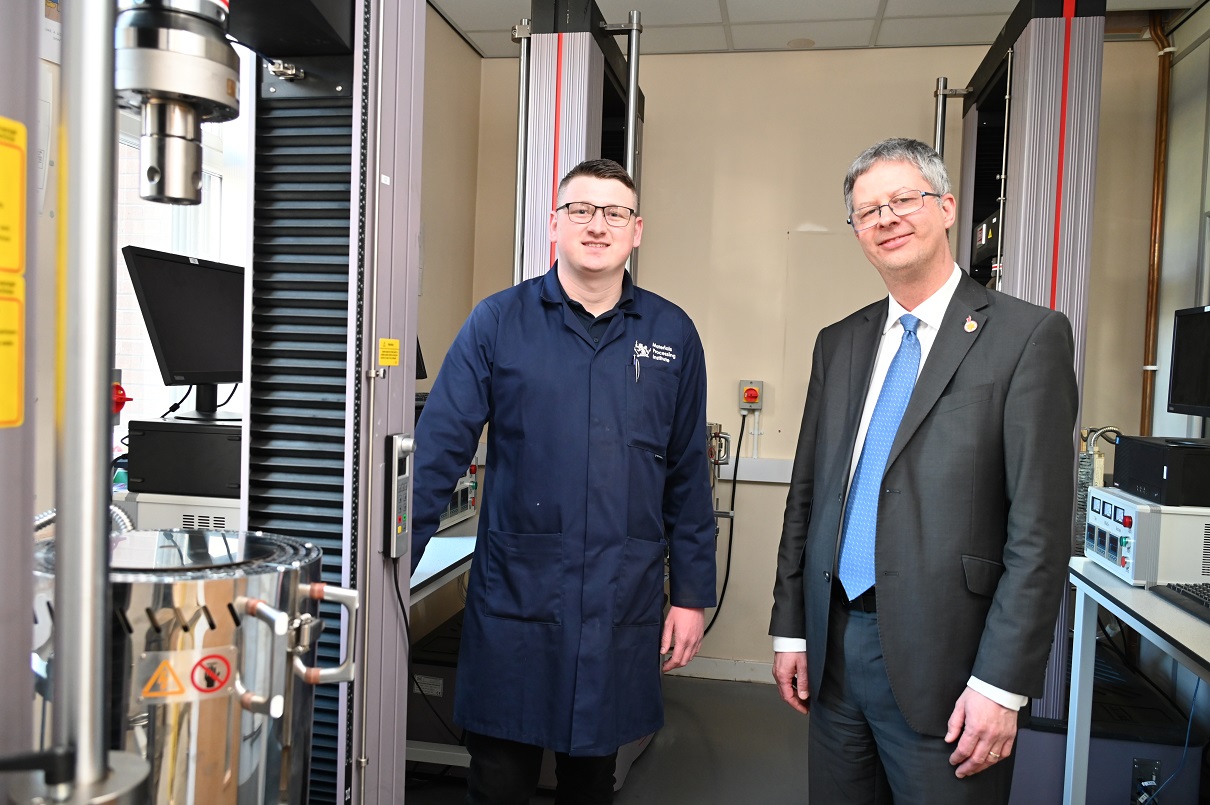 (Left to right) - Josh Chuter, Senior Researcher and Gerard Stephens, Head of Research and Technology.