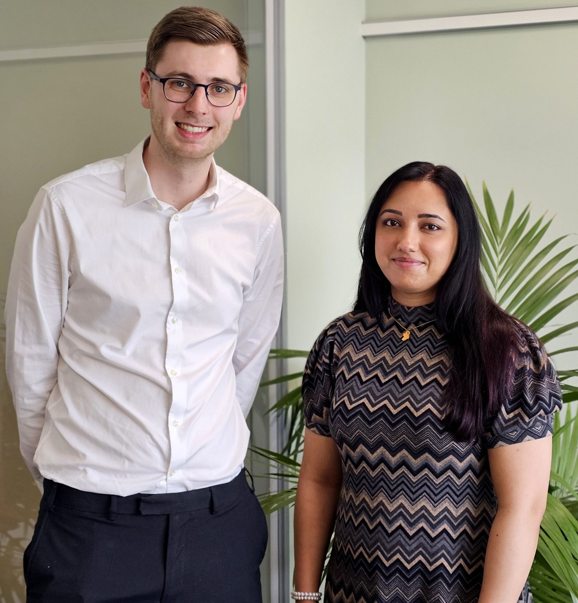 James Broomhead and Monisa Shahzad of RMT Healthcare