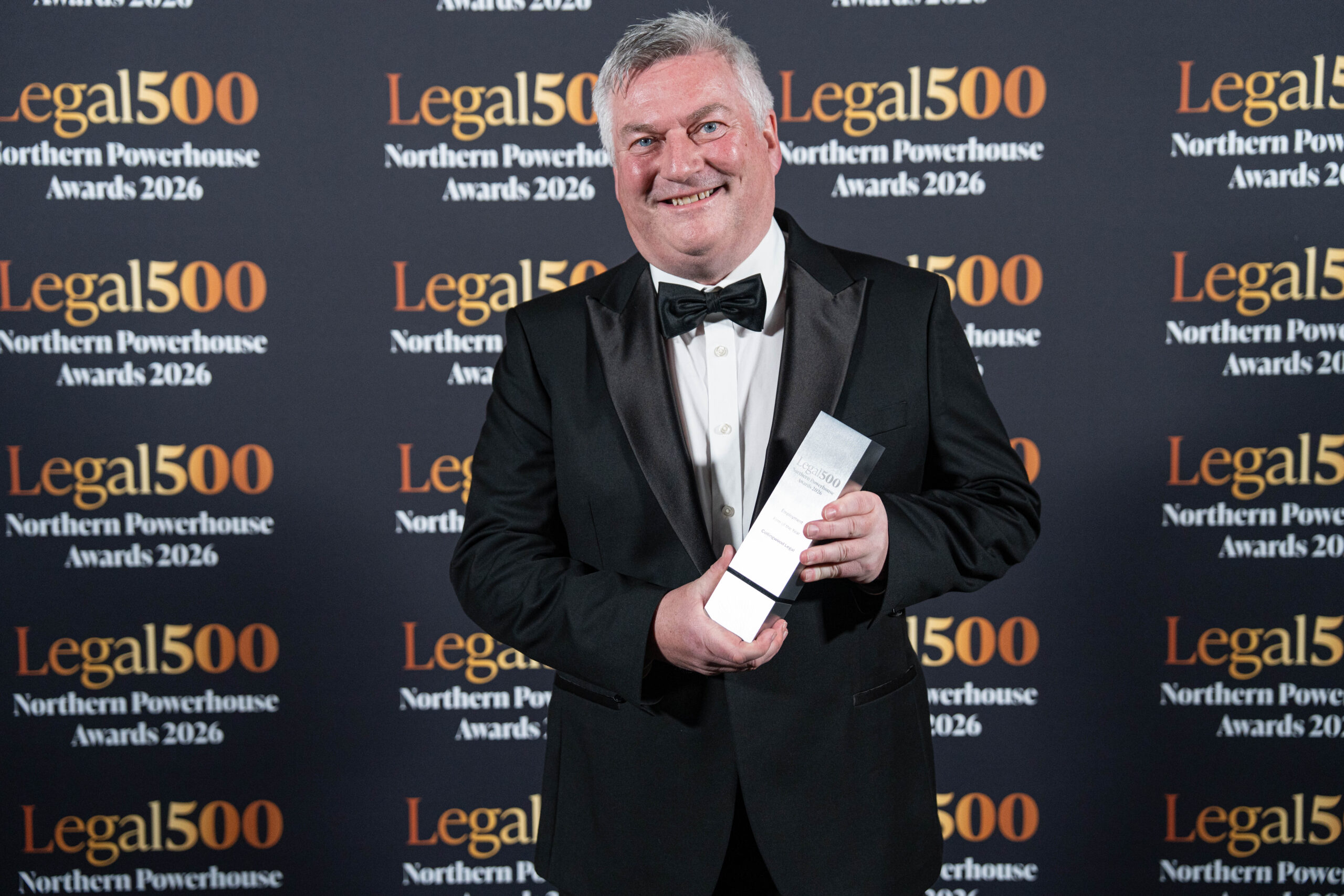 Collingwood Legal’s founder and managing partner Paul McGowan at the Northern Powerhouse Awards