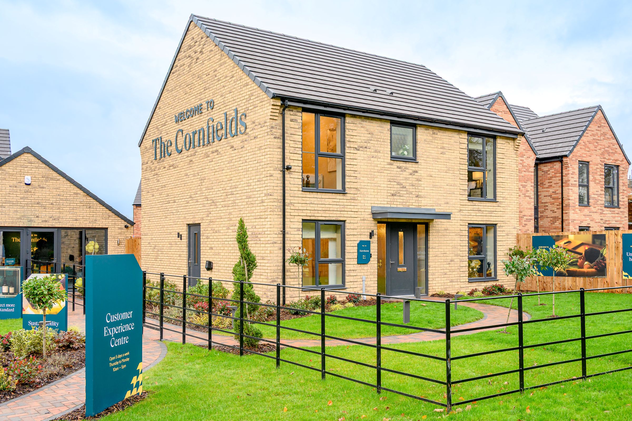 One of the show homes at Banks Homes' Cornfields development in Yarm